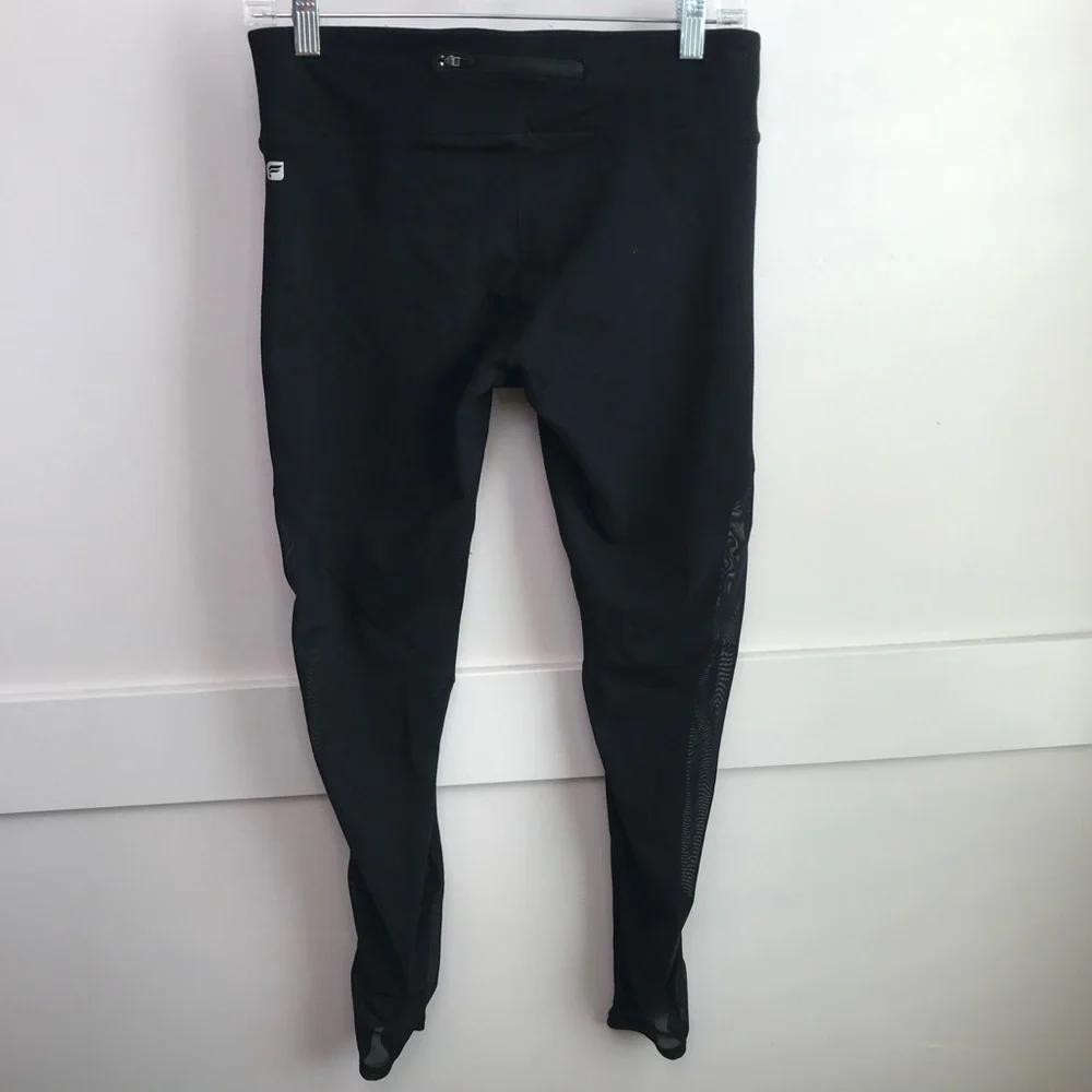 Fabletics Black Mesh Polly Capri - Picture 2 of 8